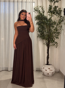 Babyboo - Maliyah Maxi in Plum Brown