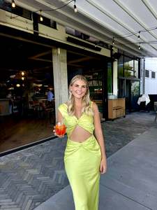 For Sale: Natalie Rolt - Tamika Gown in Lime