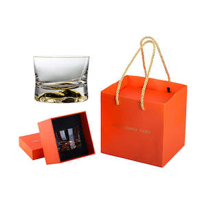 Linton Crystal Glass Whisky Cup with Gift Pack - Golden Mountain