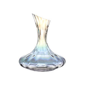 Linton Rainbow Slanted Spout Crystal Wine Decanter 2100ml