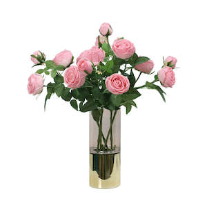 Jototo Real Touch Silk Artificial Sweet Rose 70cm - Light Pink