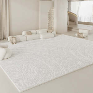 Mira Minimalist Fine Wool-Like Cashmere Non-Slip Rug 200x140cm