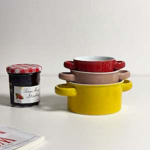 Rona 3PCS Ceramic Bowl/Baker with Handles Set