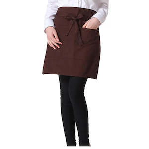 Maison Cotton Chef Apron With 3 Pockets - Wine