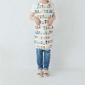 Maison Children's Cotton Apron With 2 Pockets - Friends