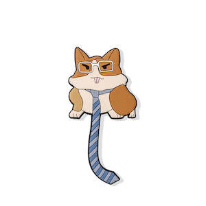 DuDo Animal Fridge Magnet With Hook - Naughty Corgy