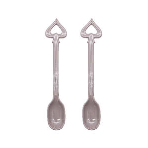 Georgia J 2PCS Chloe Porcelain Spoon Set - Pink