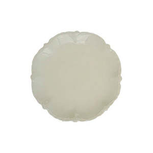 Georgia J Milano Vintage Scalloped Flat Plate 20cm - Oat