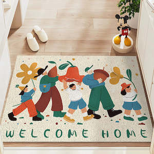 Mat: Morrow Durable Waterproof Non-Slip Door Mat 90x60cm - Family