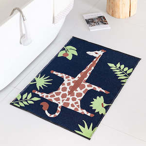 Mat: Barlow Animal Double-Sided Soft Rug/Bath Mat 90x60cm - Giraffe