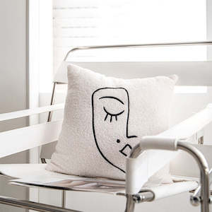 Momento Nordic Sherpa Cushion with Inner 45*45cm - W Face