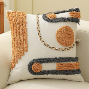 Cushion: Dora Tufted Cushion With Inner 45x45cm - Planet