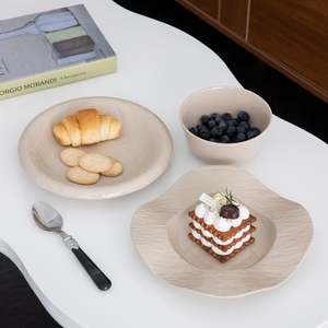 Bowl: Georgia J Paloma 3PCS Tableware Set - Cream