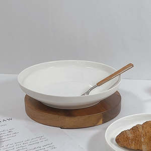 Plate: Micano Nordic Porcelain Deep Plate 20.5cm