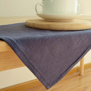 Napkin: Ruier H 100% Pure Linen Napkin - Royal Blue