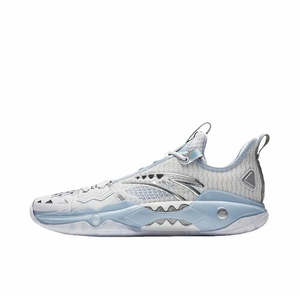 Anta Basketball Shoes: Anta Shockwave 5 Pro "Step Ice" Basketball Shoes