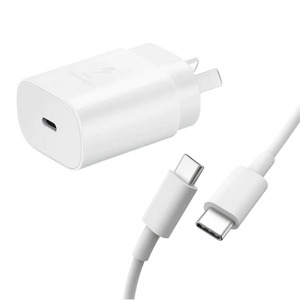 iLead 25W PD Super Fast Charger Wall Adapter with USB-C to USB-C Charging Cable