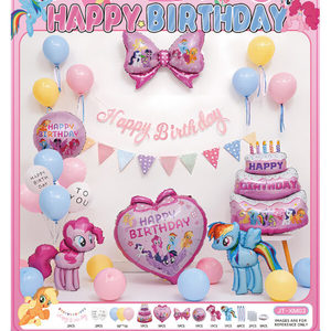 28pcs My Little Pony Birthday Balloons Set – Colorful Party Decorations for Ki&hellip;