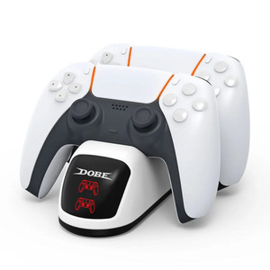 Computer: DOBE PS5 Controller Charger Station for PlayStation 5 with LED Light Dual Stand Charger Dock
