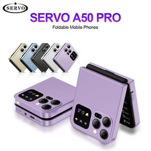 Electronics: SERVO A50 PRO Foldable Mobile Phone Auto FM Radio Call Record Speed Dial Magic Voice Dual SIM GSM Unlocked Cellphone 2.4" Type-C