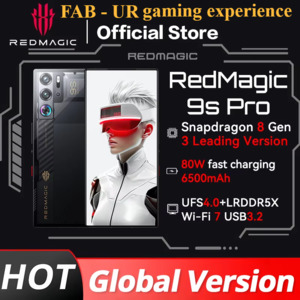 RedMagic 9s Pro 5G Global Version Gaming Phone 6.8" Snapdragon 8 Gen 3 Leading V&hellip;