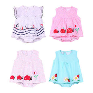 Baby: Girls Dress Summer Summer Summer Baby Princess Dress Skirt Skirt Conjoined 0-1 Years Old Female Baby Summer