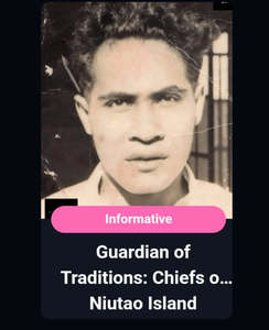 Catalogue: Guardian of Traditions - Chiefs of Niutao Island Audiobook
