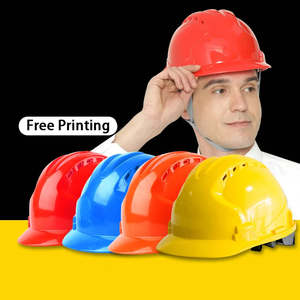 Qs Work Wear: Safety Helmet Hard Hat Construction Engineer Working Protective ABS Cap Multicolor Options Can Print Logo