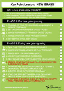 Products: New Grass Management Process Chart