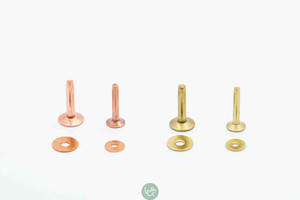 Products: Rivets and Studs for Belts and Bags - 2 Sets Leap Leather Craft