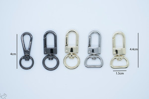 Products: One of Leather Craft Swivel Clasp/Lobster Hook for Keychain Bag Accessories Leap Leather Craft