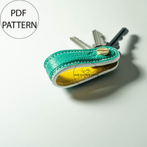 Products: No.519 Key Charm - A4 PDF Pattern Leap Leather Craft
