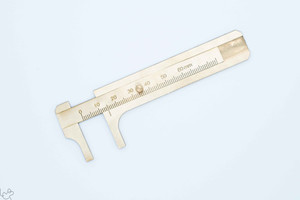 Mini Copper Gauge Vernier Calliper / Ruler Leap Leather Craft