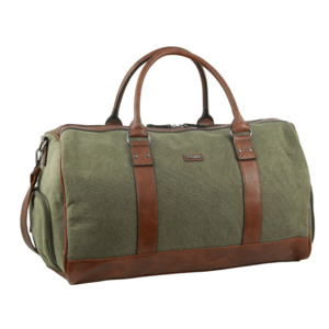 Bags - Leather Direct: PIERRE CARDIN CANVAS OVERNIGHT DUFFLE BAG - Leather Direct