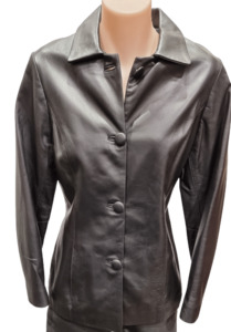 Women's Long Leather Jacket - Genuine Leather Jackets for Women