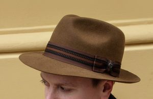 Wool Felt Fedora - Leather Direct