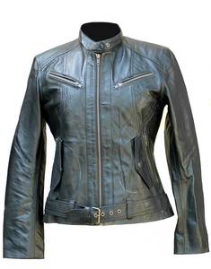 Fashion Leather Jackets: Women's Black Leather Jacket - Genuine Lambskin Leather Jackets NZ