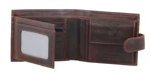 Italian Leather Wallet - Genuine Leather Tab Wallet