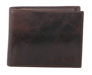 Pierre Cardin Bi-fold Wallet With Separate Coin Pouch Leather Direct Genuine Leather Wallet