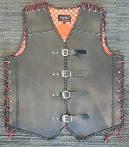 Belts: Custom Leather Vest - Leather Direct