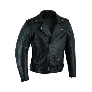 Men's Fashion Leather Jackets Formal Leather Jacket Casual Leather jacket: Motorcycle Leather Jacket with Side Laces - Leather Direct Leather Jackets