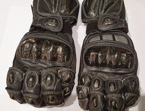 Motorcycle Gloves - Motorcycle Leather Gloves - Bike Riding Gloves: Bikers Gloves - Riding Gloves - Driving Gloves - Genuine Leather Gloves