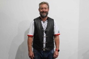 Bullet Vest with Black Braid – LeatherDirect