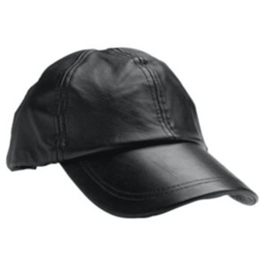 Black Leather Cap – LeatherDirect