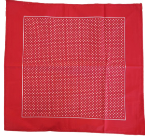 Polka Dots Bandanas Red – LeatherDirect