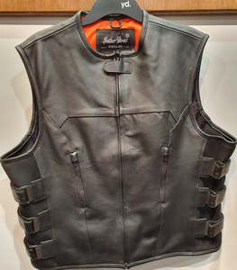 Men’s Leather Vest V1 – LeatherDirect