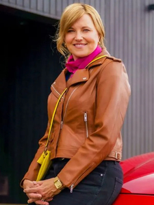 Products: My Life Is Murder S03 Lucy Lawless Leather Jacket