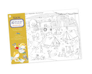 Set of 40 placemats to colour in