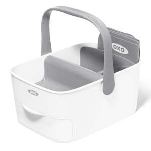 Grooming Nappy Changing: Diaper Caddy with Changing Mat