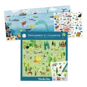 Educational Toys: L'Explorateur (the explorer) Transfers